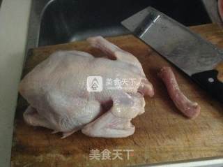 Roasted Chicken with Yam and Carrots recipe