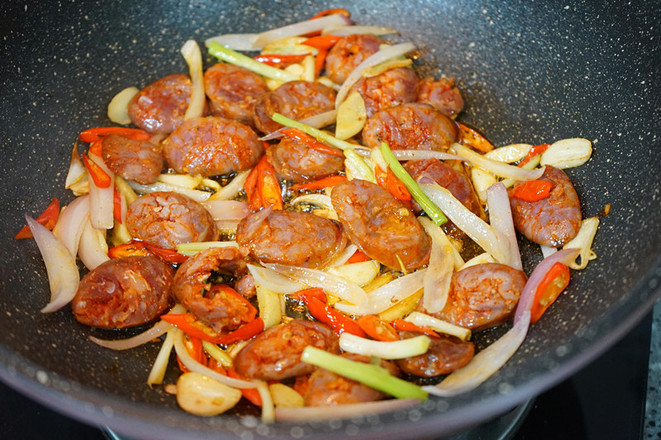 Sausage and Radish in Clay Pot recipe