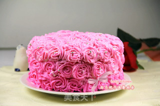 Rose Cream Cake recipe