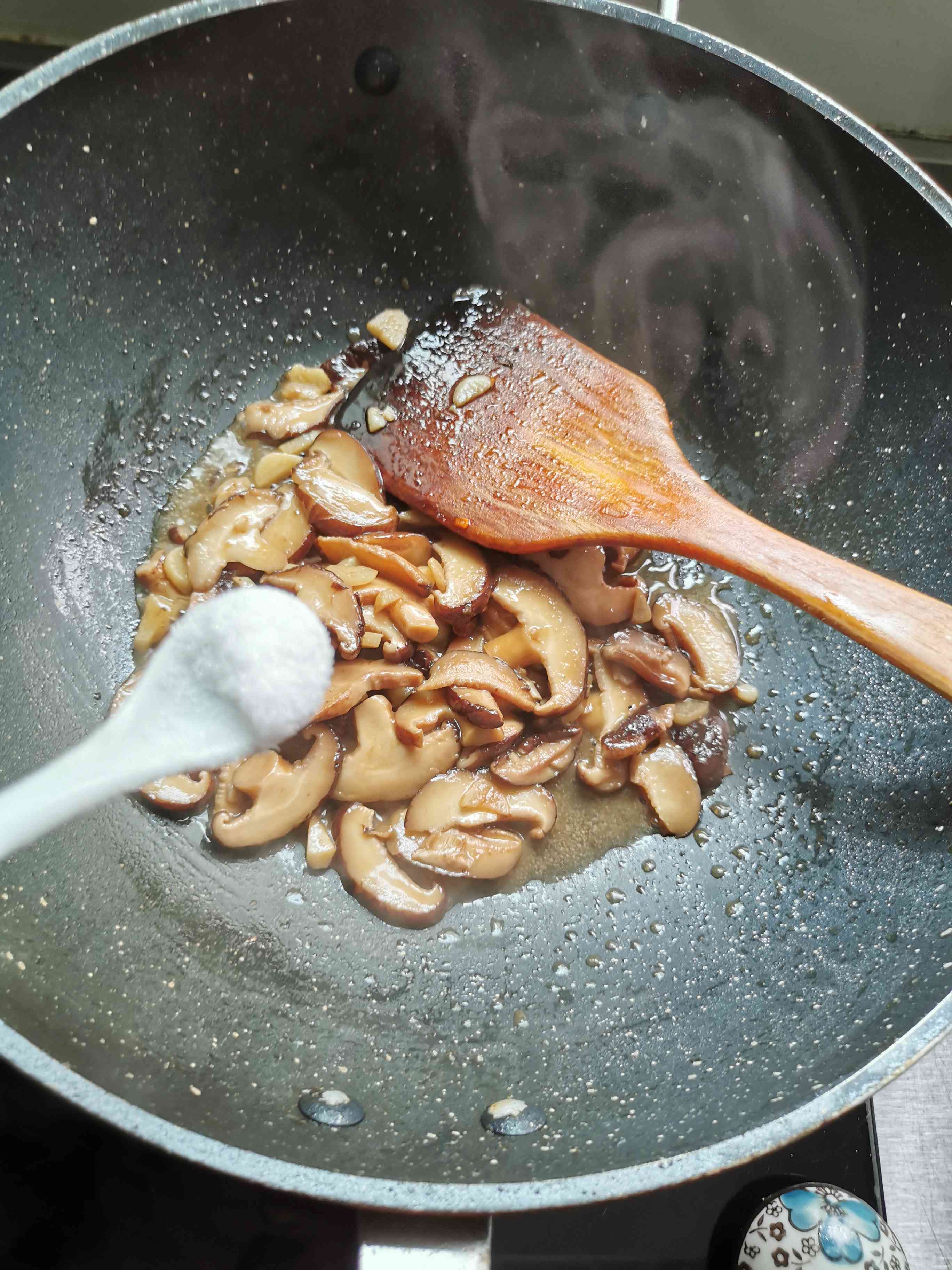 Fried Shiitake Mushrooms recipe