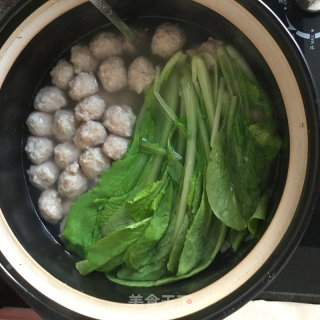 Clear Soup Meatballs recipe