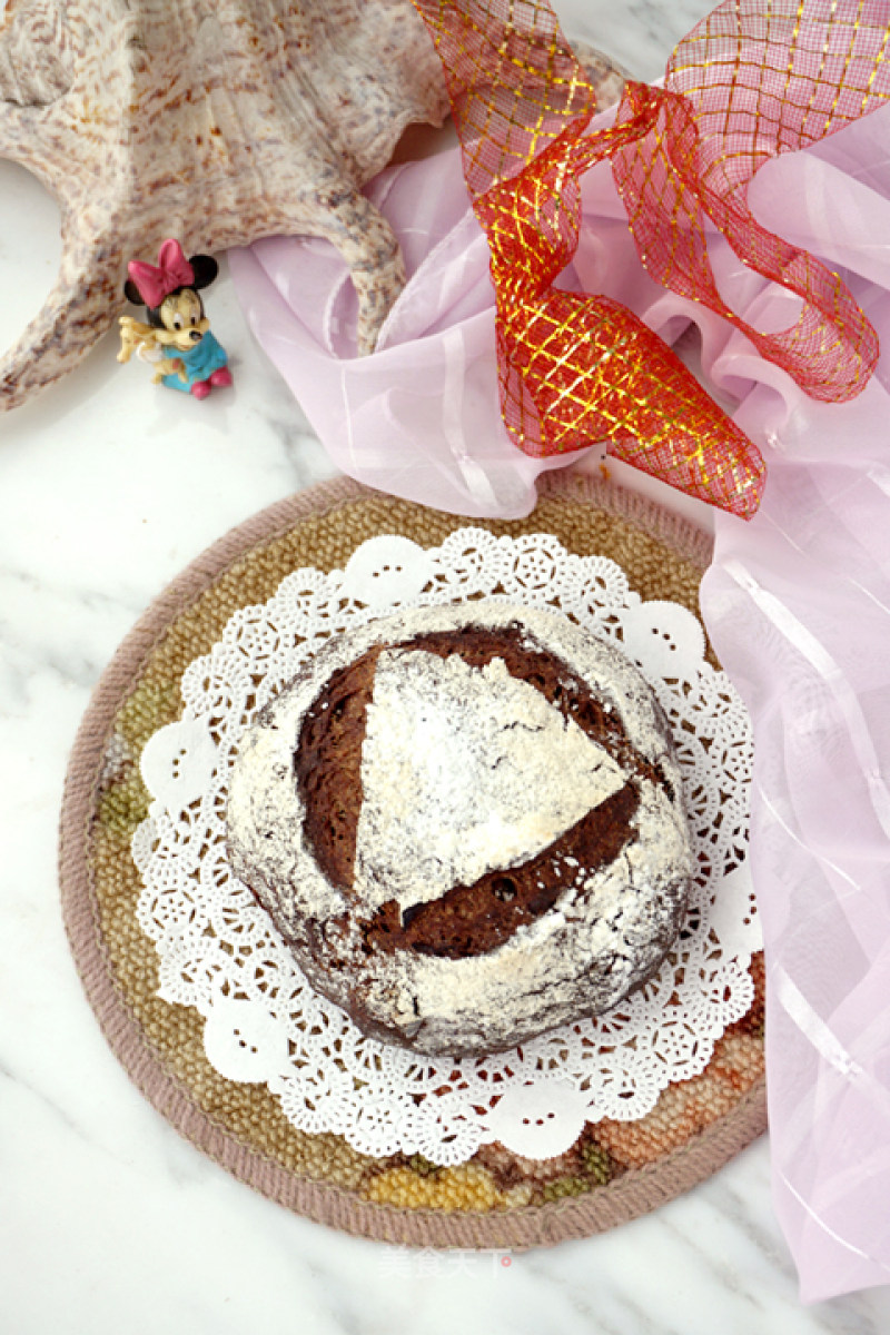 Red Wine Cranberry Rose Bread