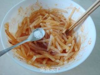 Shredded Radish with Shallot Oil recipe