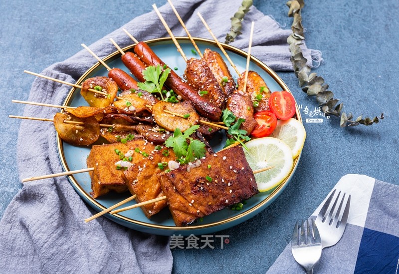 Homemade Bbq Skewers recipe