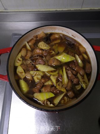 Braised Pork with Spring Bamboo Shoots recipe