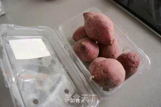 Banana Purple Sweet Potato Sticky Rice Cake recipe