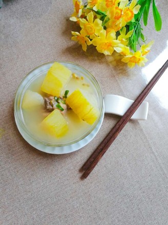 Winter Melon and Mung Bean Big Bone Soup recipe