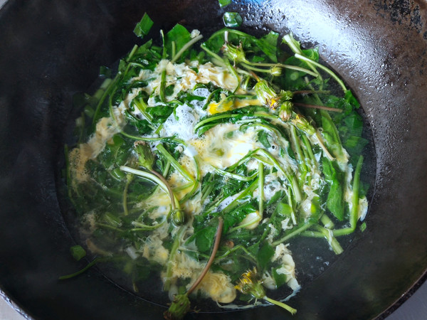 Lily and Dandelion Egg Soup recipe