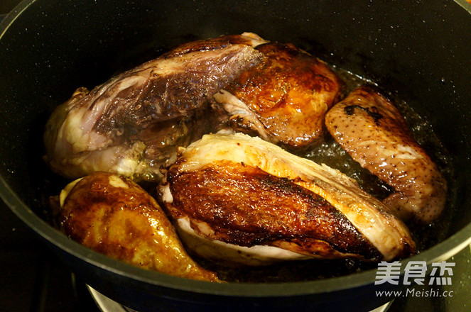 French Red Wine Boiled Chicken recipe