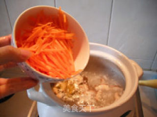 Chai Chicken Congee with Carrots and Mushrooms recipe