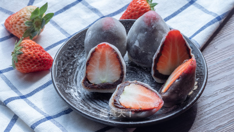 Strawberry Daifuku [first Flavor Diary] recipe