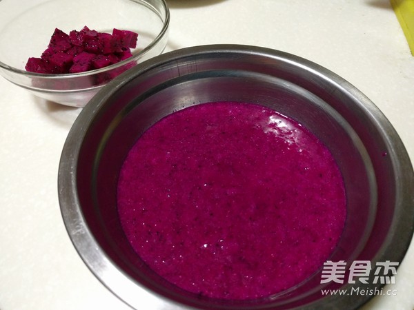 Dragon Fruit Pudding recipe