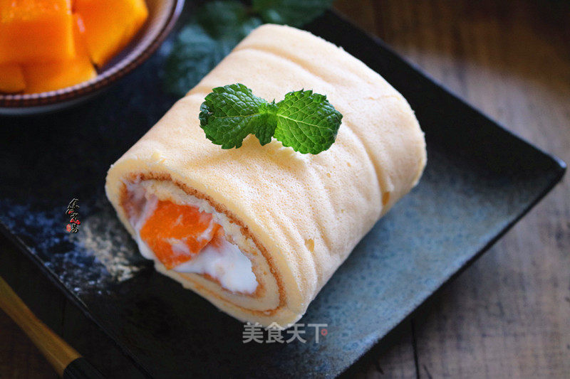 Mango Cake Roll recipe