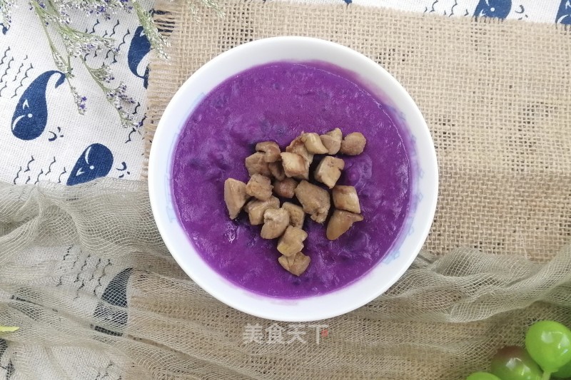 Xiaolu Youxian-foie Gras and Purple Potato Mashed recipe