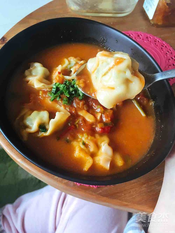 Hot and Sour Wonton recipe