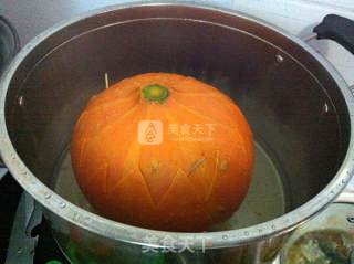 Pumpkin Cup Glutinous Rice recipe