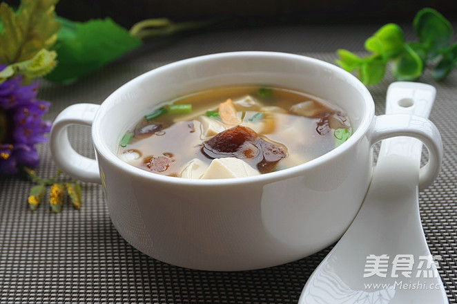 Mushroom Tofu Soup recipe