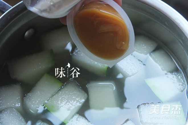 Scallop and Donggua Soup recipe