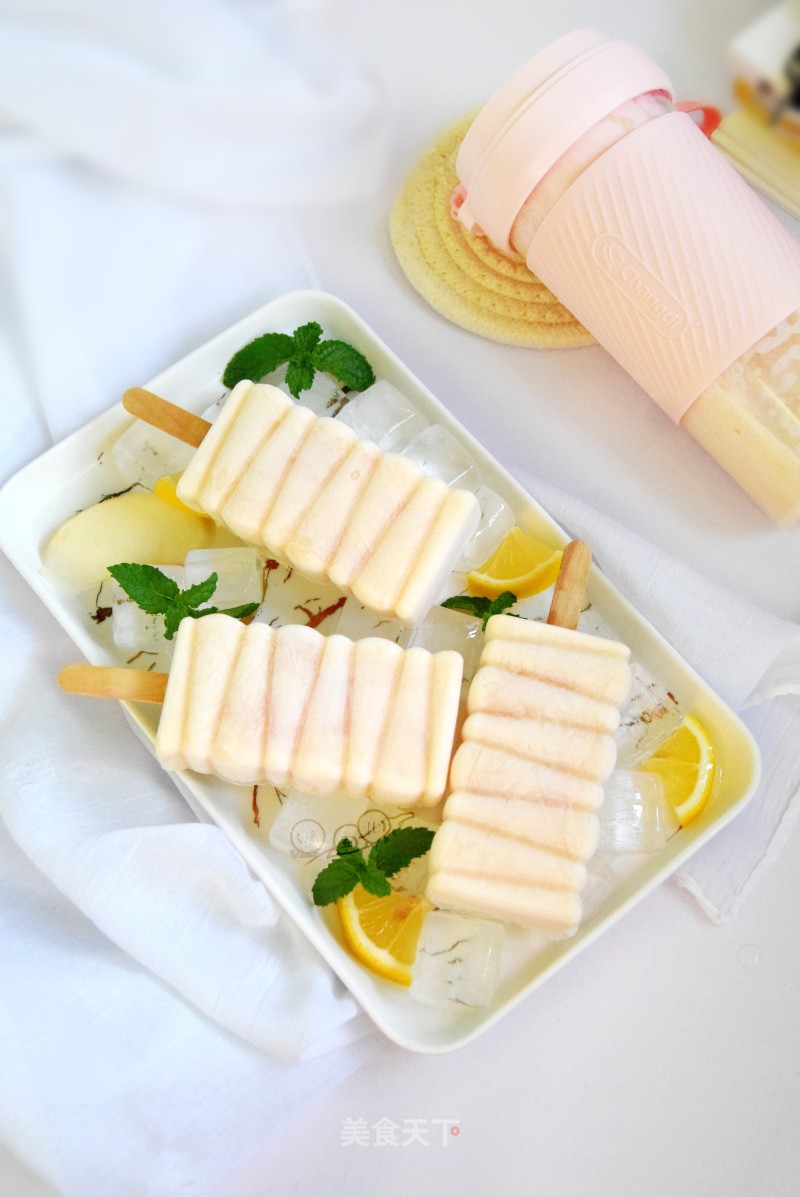 Peach Yogurt Popsicle recipe