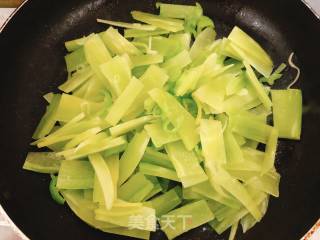Vegetarian Fried Bamboo Shoots recipe