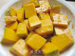 Braised Pumpkin in Oyster Sauce recipe