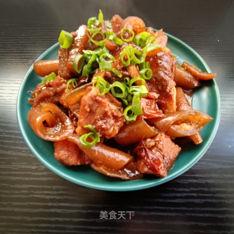 Pork Ribs and Roasted Snow Konjac recipe