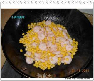 Fried Shrimp with Corn recipe