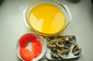 #新农健康婚纱#---tomato Clam Steamed Egg recipe