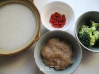 Broccoli Shrimp Ball Congee recipe