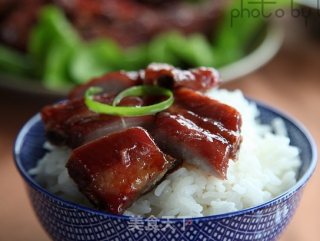 Barbecued Pork Ribs with Honey Sauce recipe