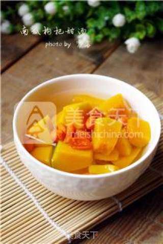 Pumpkin Goji Sweet Soup recipe