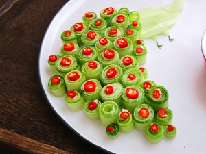 #创意菜#peacock Cucumber Roll recipe