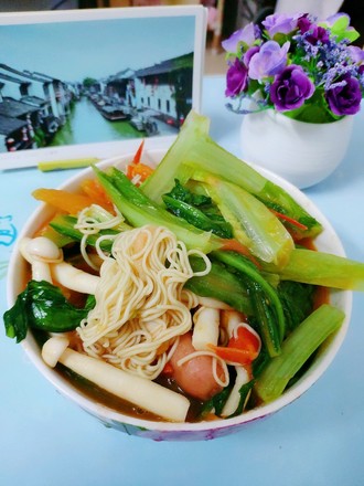 Noodles with Mixed Vegetables recipe