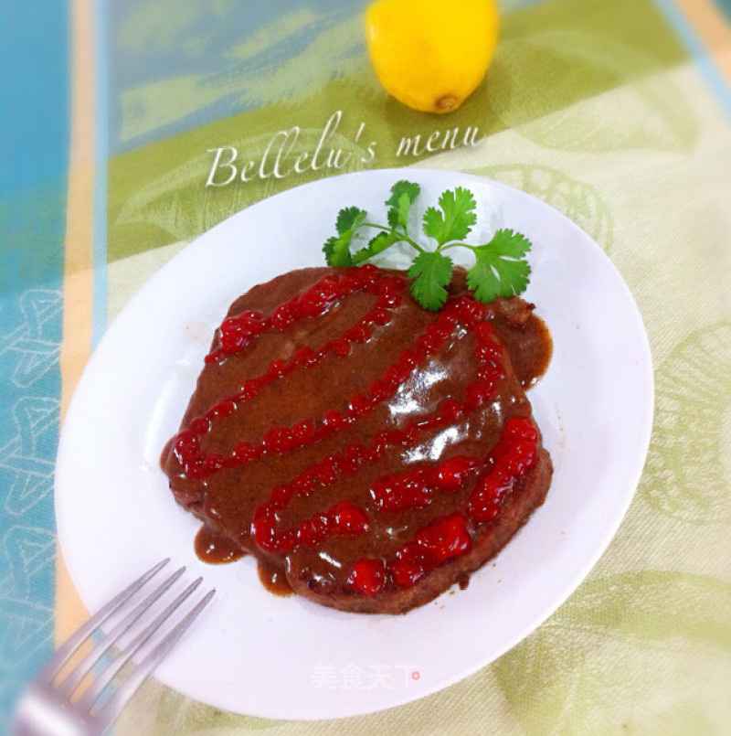 Black Pepper Steak with Tomato Sauce recipe