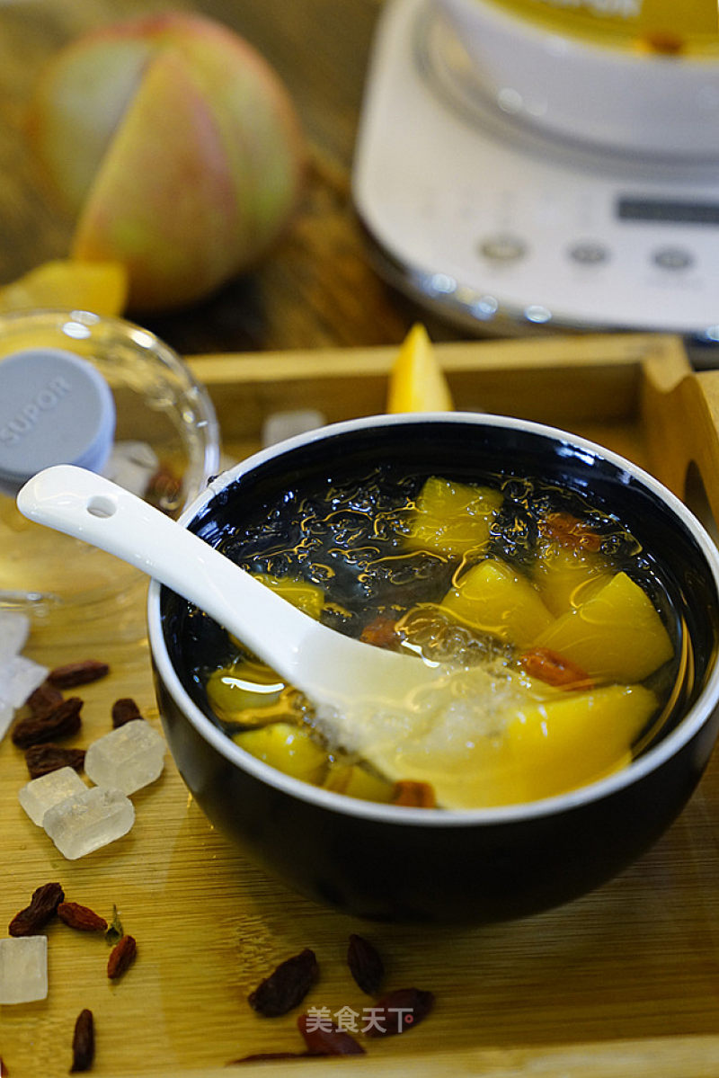 Yellow Peach Bird's Nest Syrup recipe