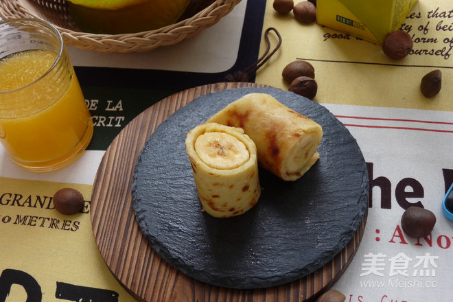 Oatmeal Banana Roll recipe