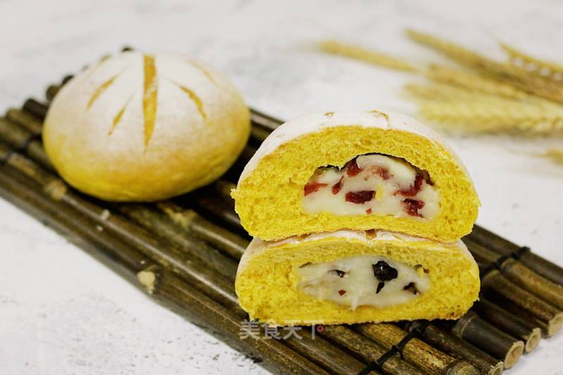 Pumpkin Mochi Soft European Buns recipe