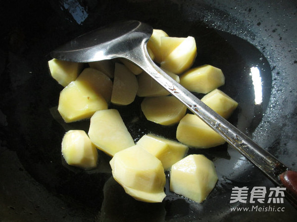 Bamboo and Dried Vegetables, Crab and Potato Soup recipe