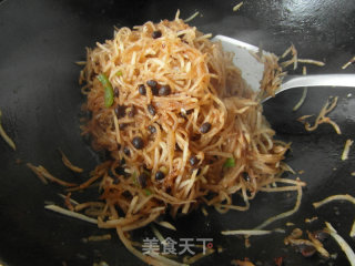 Shredded Radish with Tempeh recipe