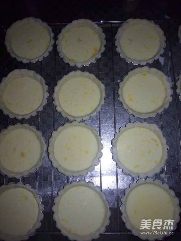 Sakura Egg Tart recipe