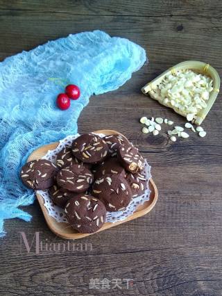 Cocoa Almond Shortbread Cookies recipe