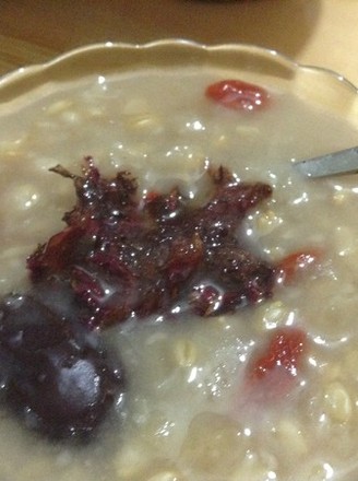 Tremella Oatmeal Honey Rose Porridge recipe