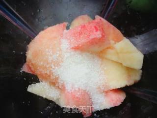 Peach and Red Bean Ice recipe