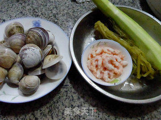 Double Fresh Pickled Cabbage Stir-fried Night Blossom recipe