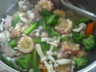 Pork Ribs Soup with Mixed Vegetables recipe