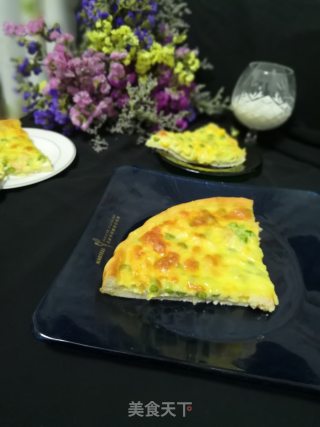 Corn Pea Pizza recipe