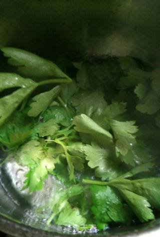 Celery Leaf Millet Pepper Thick Egg Stew recipe
