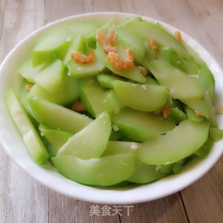 Fried Chayote with Sea Rice recipe