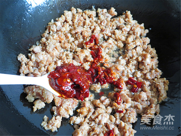 Steamed Tofu with Minced Meat recipe