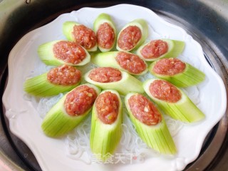 Luffa Stuffed Meat#food Trimmings to Make A Big Meal# recipe